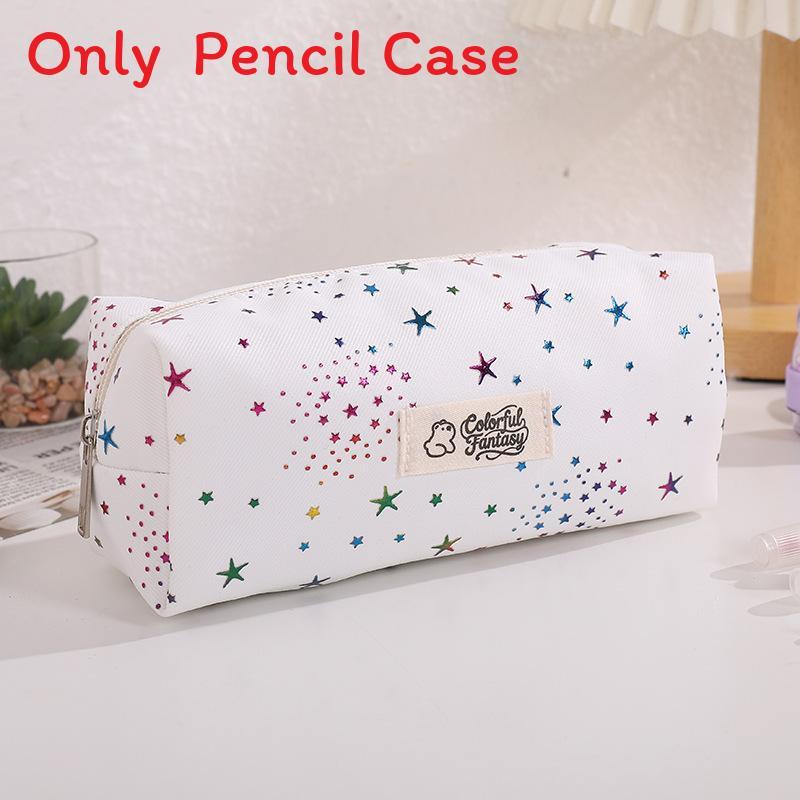 Style Starry Dot Pencil Bag With Polyester Material For School Use And Storage