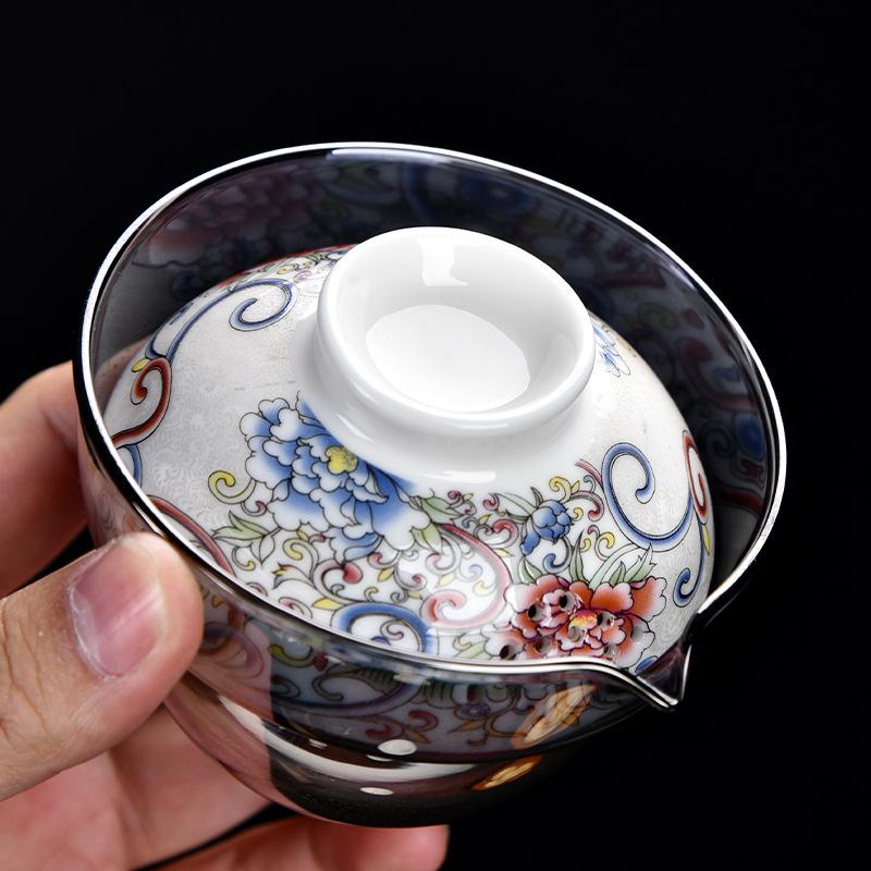 Ceramic Kuaike Cup One Pot Two Cups Brewing Teapot Portable Outdoor Travel Tea Set Glass Kung Fu Tea Set Gifts None