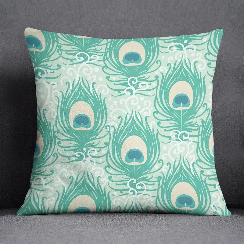 Mint Green Fresh Pillow Gift Home Office Decoration Bedroom Sofa Car Cushion Cover case