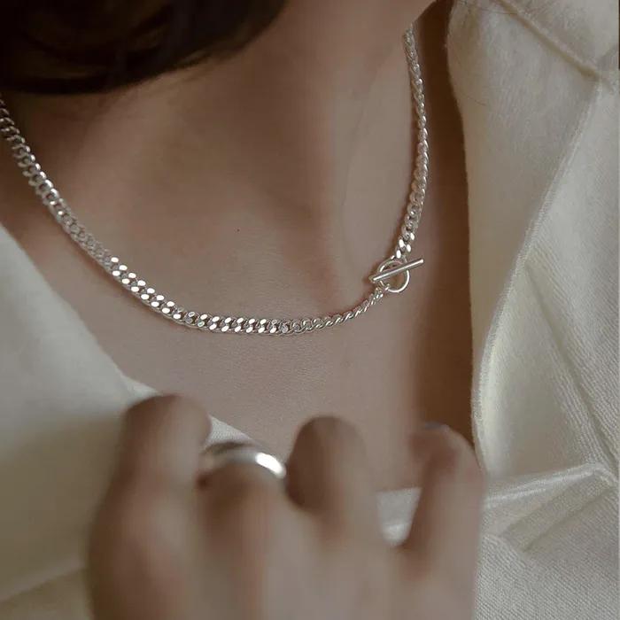 silver925 Bold Toggle Chain #SN412