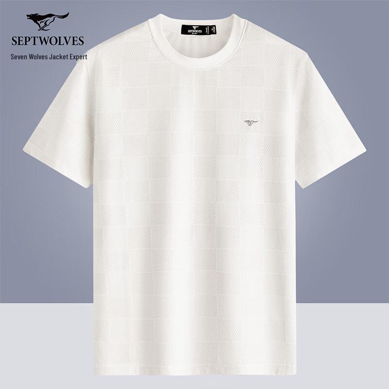 Septwolves Men s 7A Antibacterial Cooling Short Sleeve Round Neck T-Shirt 180/96A