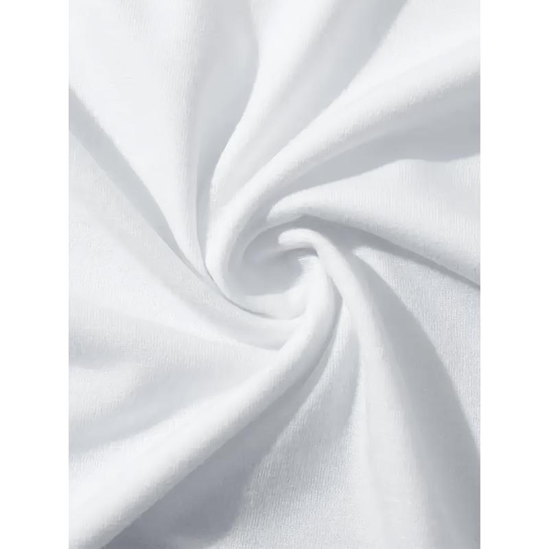 European Size Women'S Plus-Size T-Shirt- White Crew Neck Casual Everyday Shirt with Positive Message, Loose Fit Breathable Top for All Seasons