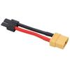 RC Connector XT90 Cable 12AWG Approx 3.90in Safe Stable Durable Plastic Copper Soft Silicone Male to XT90 Female