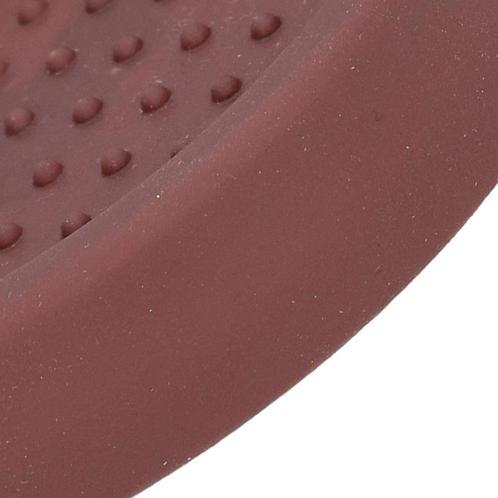 Round Silicone Coffee Tamper Mat Soft Heat Resistant Portable Coffee Tamper Pad for Home