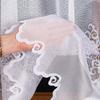MODESTA - Ready-made Jacquard Curtain with a Straight Hem - 200x250 Cm - White