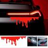 Blood Red Car Sticker Car Decal Front Rear Headlight Sticker Vinyl Sticker Waterproof