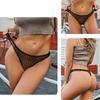 Fashion Hollow Out Underwear Sexy Thongs Invisible Low-Waist Panties for Women Seamless Breathable Lingerie Briefs Lace G-String