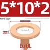 National Standard Red Copper Gasket Seal Ring and Flat Washer M3-M60mm for Marine Instruments
