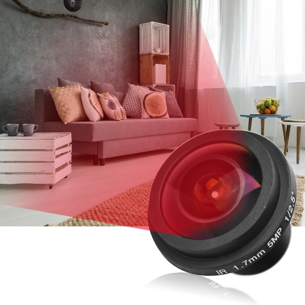 

Нова плата 5mp 1,7 мм 170 градусів ширококутний об єктив безпеки Fisheye View для камери відеоспостереження