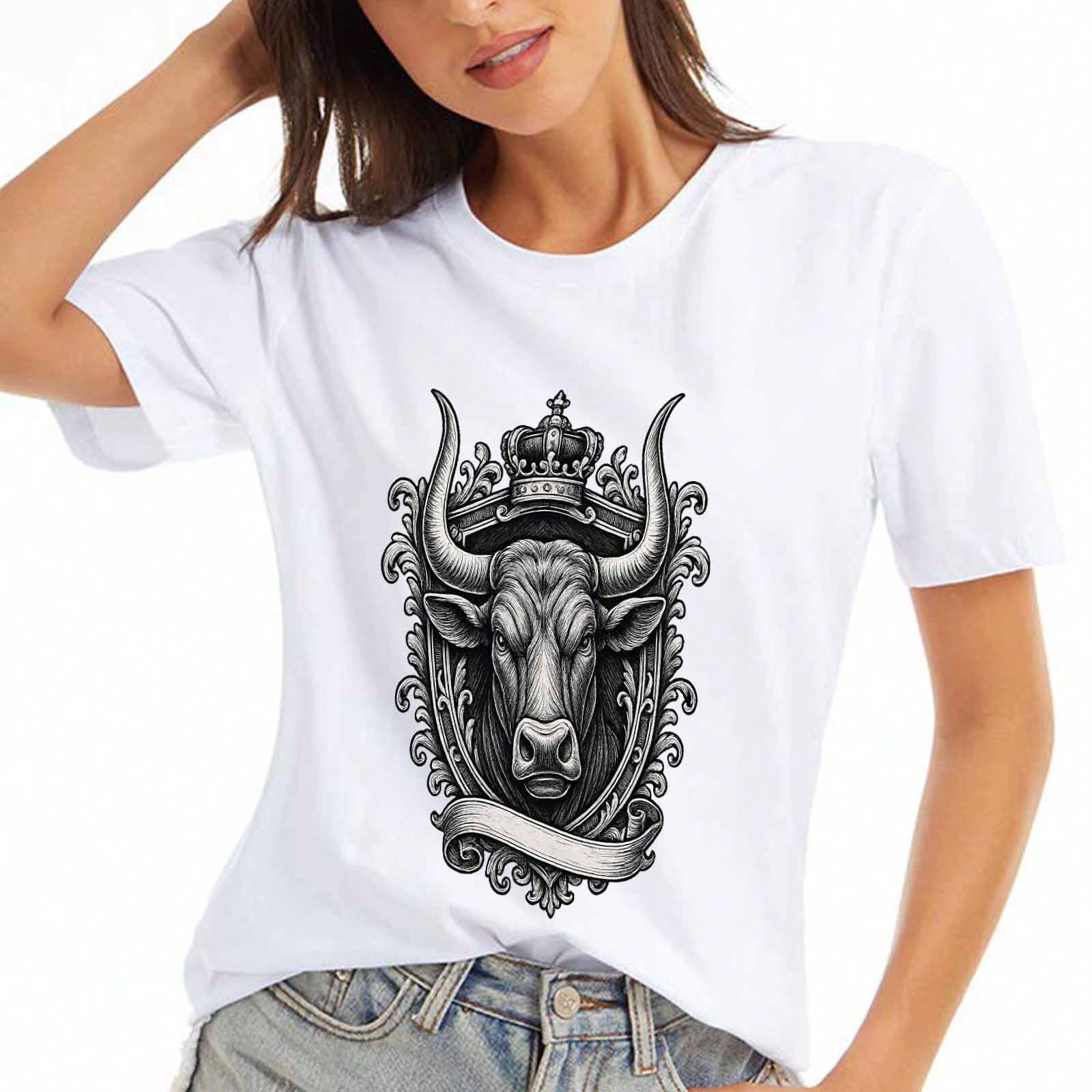 Creepy Geek Ladies Cotton T Shirt, Premium Cotton Graphic,Durable,Casual And Fashionable. Features A Skull With Glasses And Bones,Plus A Spider. Cool S разноцветный