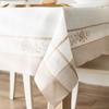 Astra Obrus Z Haftem Biały W Ornamenty 140X180 Cm
