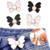 Butterfly Waist Tightener Button - Adjustable No-Sew Detachable Buckle for Jeans/Pants, Cute Animals Design & Easy Installation