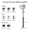 1/4'' Thread Stabilizer Rod Extension Monopod Pole Extendable Stick for DJI Extension Pole Stick