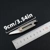 Titanium Alloy Mini Utility Knife with Bottle Opener , Keychain , Lightweight Compact Design, Ergonomic Grip for Precision Cutting
