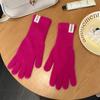 Touch-screen Flannel Gloves Warm Full Finger Mittens Breathable Long Rabbit Fur Gloves  Cycling