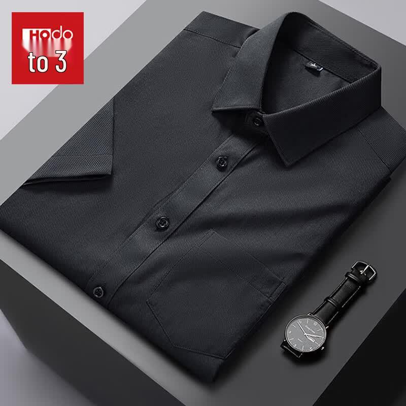 Hodo Men s Business Casual Short Sleeve Shirt XL