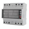 Voltage Protector, 100A 3 Phase Voltage Protective Device Multifunctional Current Protector Real Time Display High Measurement Accuracy Ove