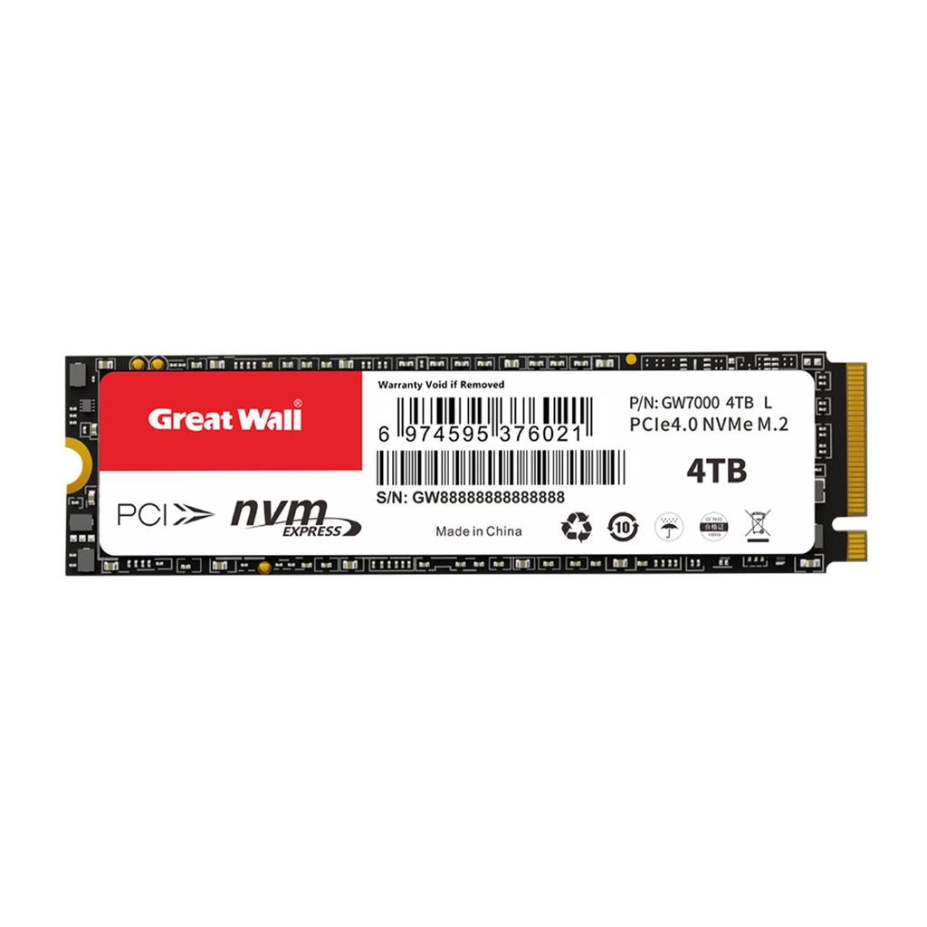 Built in hard drive Great Wall G7000 m.2 NVMe Pcle4.0 2280 3D TLC NAND 1tb/2tb /4tb ssd
