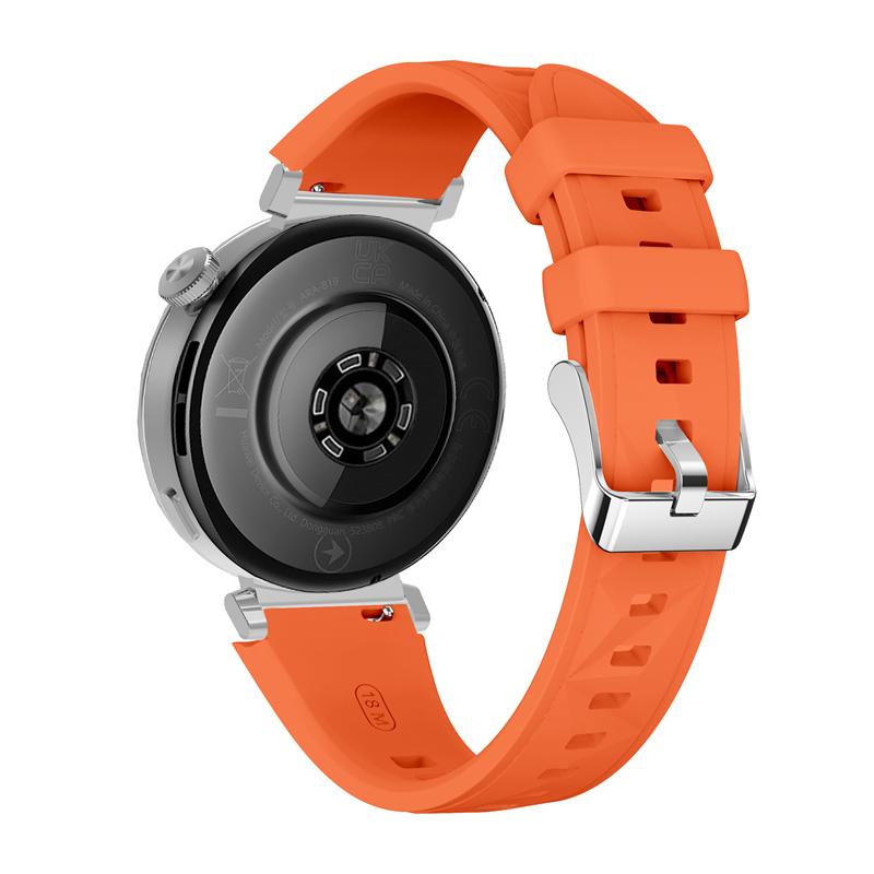 18 mm Silikone Urrem til Huawei Watch GT5 41mm Officiel Samme Rem Ensfarvet