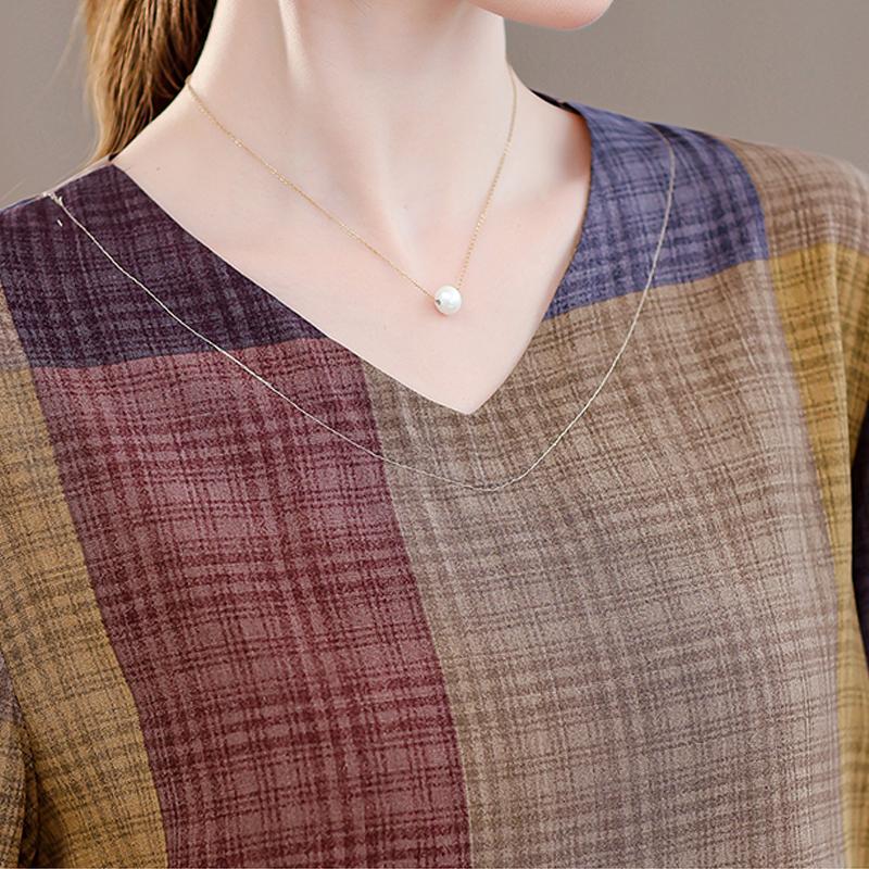 Eleganta 2-delade Set för Kvinnor Plus Size Löst Vintage Tryck Hög Midja Byxset Sommar Casual Kläder för Medelålders Kvinnor