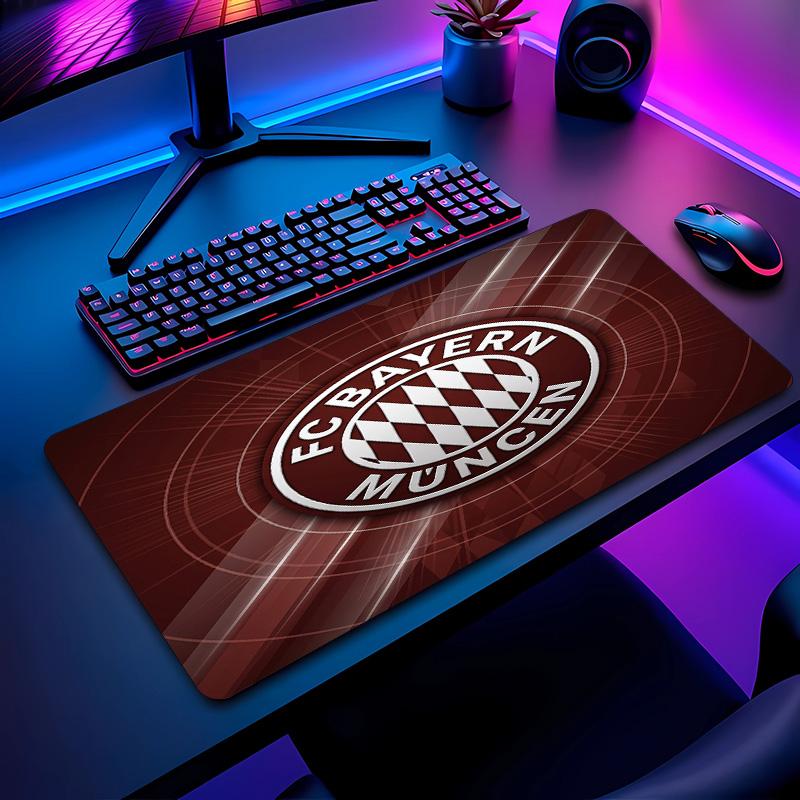 Tappetino per Mouse con Motivo Calcio Bayern Monaco No?Tappetino Mouse da Gioco Antiscivolo con Base in Gomma per Scrivania Ufficio Casa