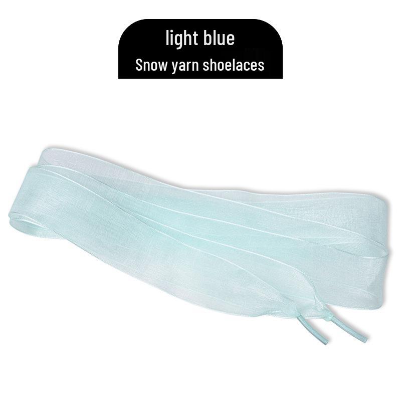 Chiffon-Schnürsenkel: 2,5 cm breit für Samba-, deutsches Trainings- und Rennschuhwerk (Paar)