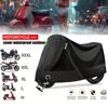 1Pc Oxford Cloth Motorcycle Scooter Cover Waterproof Sun Rain Protection Lock Hole Reflective Night Outdoor All Weather Use