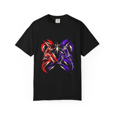 Last Touch Supernatural Fencing T-Shirt Black Front Print Comfort Colors 1717