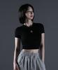 CARMID (W) Noble Crop Short Sleeve [Black]