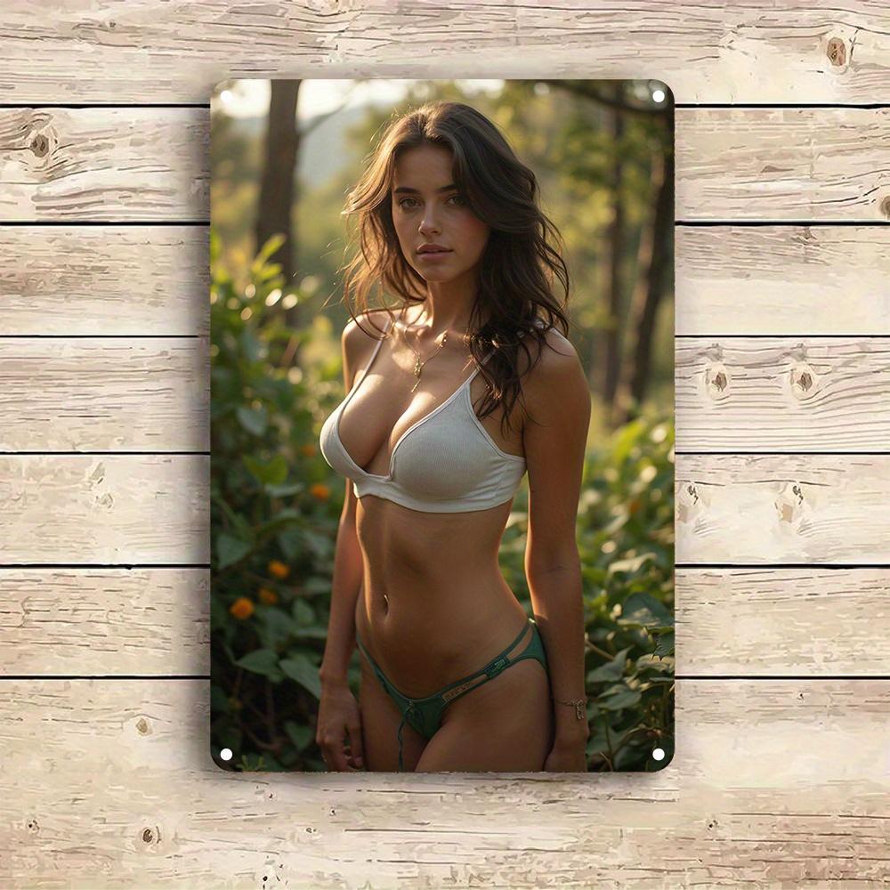 

Vintage Metal Wall Art Sign - 8x12 Inch Rustic Home Office Decor, Easy Install Unframed Plaque for Bedroom Kitchen Garden, Pe 20x30cm