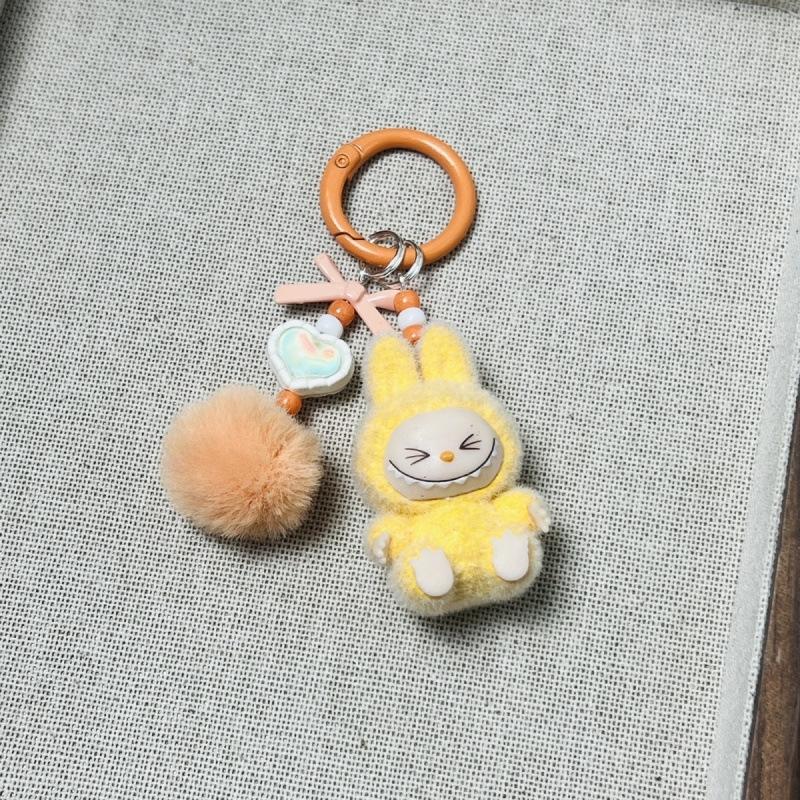 Flocking Rag CM Pendant Girl Bag Cute Student Doll Pendant Keychain Handmade