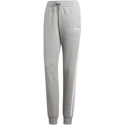 Essentials 3-Stripes Joggers Letter Print Drawstring Cuffed Casual Pants Women Joggers Gray EI0710