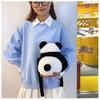 Large Capacity Cartoon Plush Panda Shoulder Bag For Women Cute Unisex Backpack Doll Bag Street Fashion