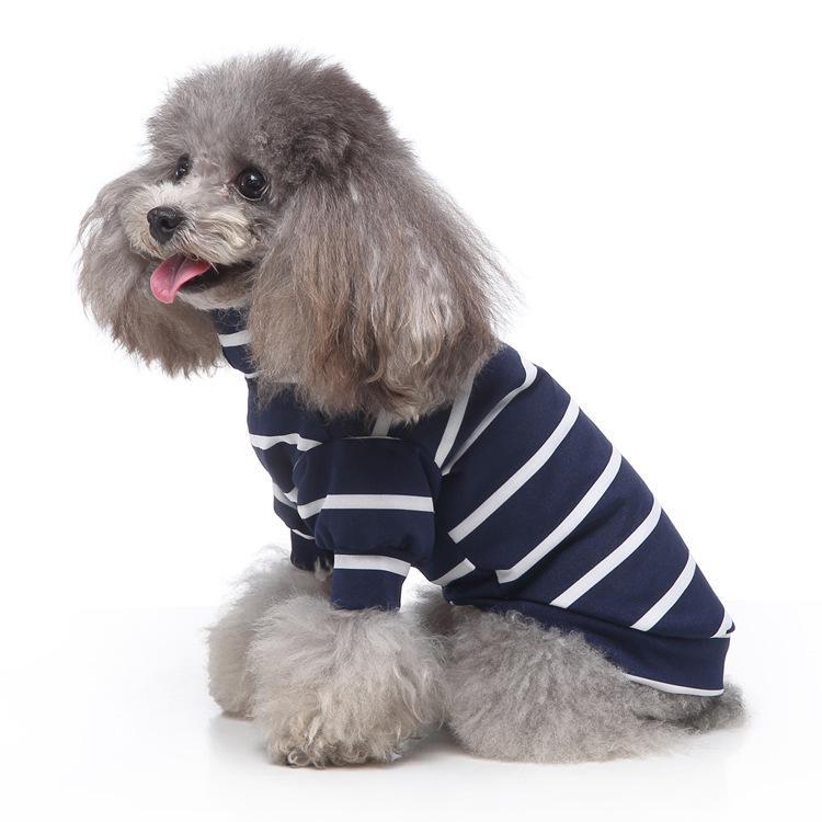 Meiqi Pet Spring & Summer Striped Dog Turtleneck Sweater