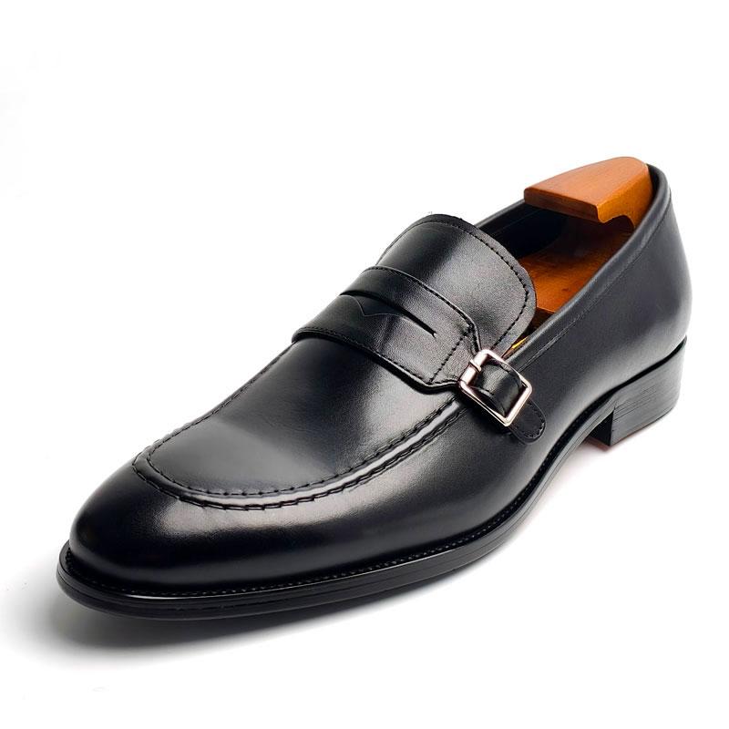 Fashion New Office Men's Casual Shoes Cow Leather High Quality Dress Shoe Elegant Daily Outdoor Wears Fashion Exquisite Dress Shoes Man