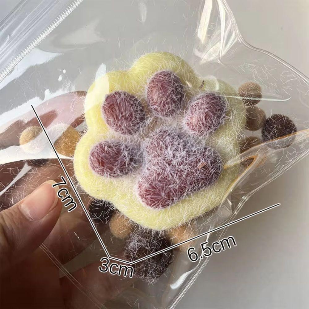 Super Large Cat Paw Squeeze Toy Kneading Cat Paw Pinch Toy Cartoon Fidget Toy  Kids Tricky Doll