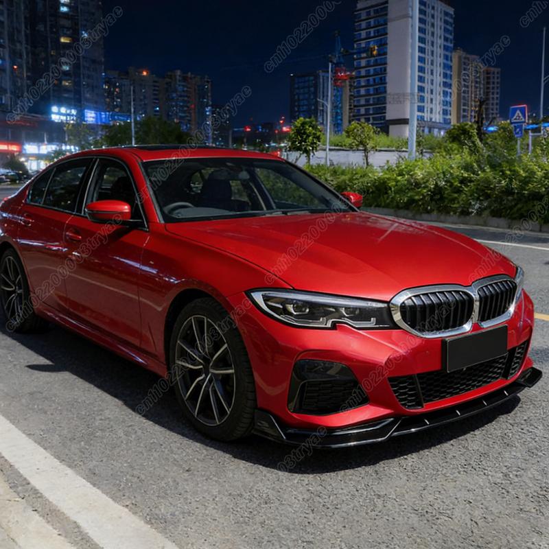 Für BMW 3er M Sport G20 G21 G28 2019 2020 2021 2022 Frontstoßstange Spoiler Splitter Lippe 3-teilige Frontschaufel Modifikation