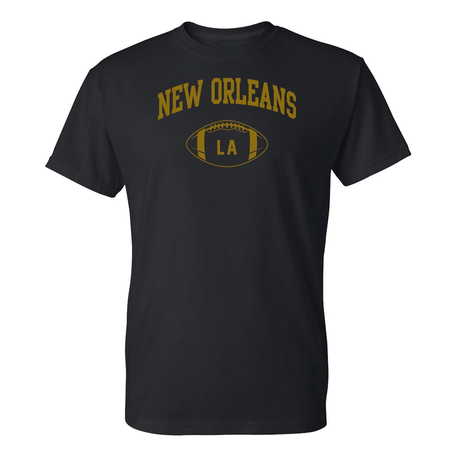 New Orleans Classic Football Arch - Sport Team Color T Shirt - Black M