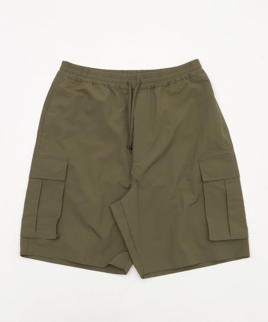 WEGO Nylon Easy Baggy Cargo Half Olive Men's Shorts, Pants,