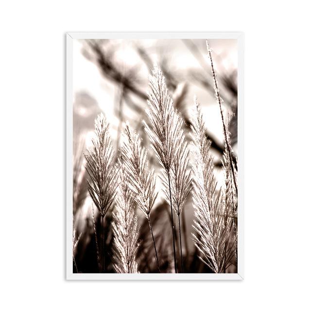 Boho Mädchen Blume Blätter Weizenpflanze Bauernhof Zitate Wandkunst Leinwandmalerei Nordische Poster und Drucke Wandbilder für Wohnzimmer