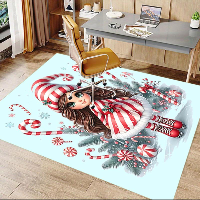 1PC Christmas, Candy Extra Large Non Slip Floor carpet, Office, family, Studio   Large Area Rug Indoor Rugs, Bold Statement Piece