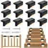 12X LED Solar Garden Lamp For Stairs Terrace Fence Lights Lighting