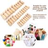 30 ks dřevěných kolíčků, těl panenek, přírodních nedokončených lidí, tvarů, DIY malování, umění a řemesla JM01791