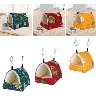 Parrot Ferret Squirrel Mini Cage Hamster Hammock Bed Hamster Sleeping Bed Guinea Pig Nest Warm Mat