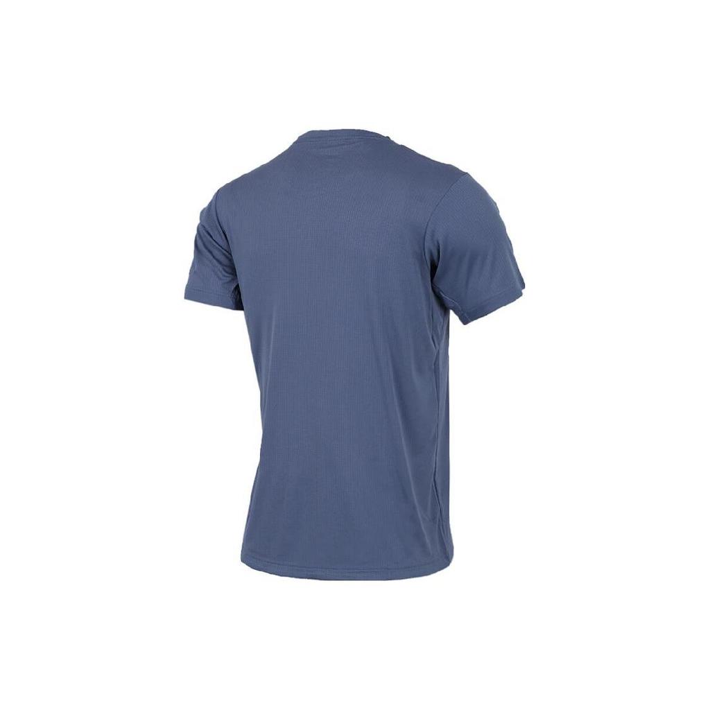 Adidas T Shirts Men's Haze Blue Crew Neck Moderate CE0817