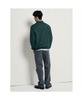 Binpolmen Solid Collared Neck Sweatshirt Green