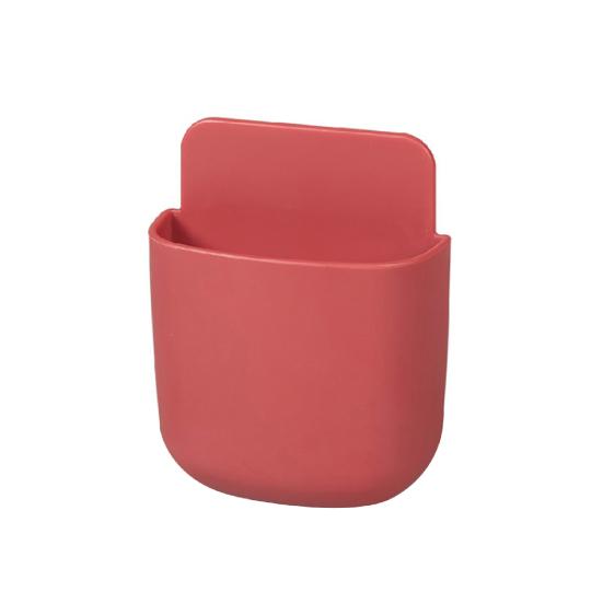 Storage Container Free Punch Storage Mobile Phone Holder Wall Mount Remote Control Storage Box for Bedside Table