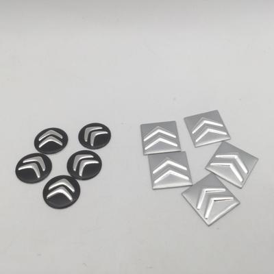 2 Stück 5 Stück 10 Stück 14 mm 16 mm Für Autoschlüsselanhänger Hülle Abzeichen Knopf Abzeichen Logo gerade klappbar Fernbedienung Schlüsselanhänger Ersatzaufkleber