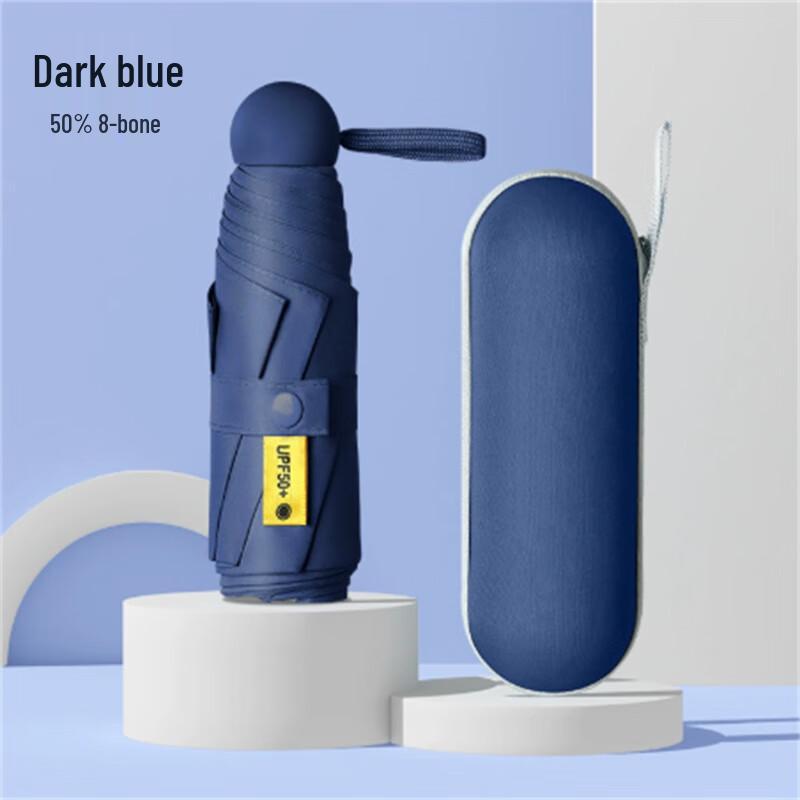 Compact 5-Fold UV Protection Sun & Rain Umbrella