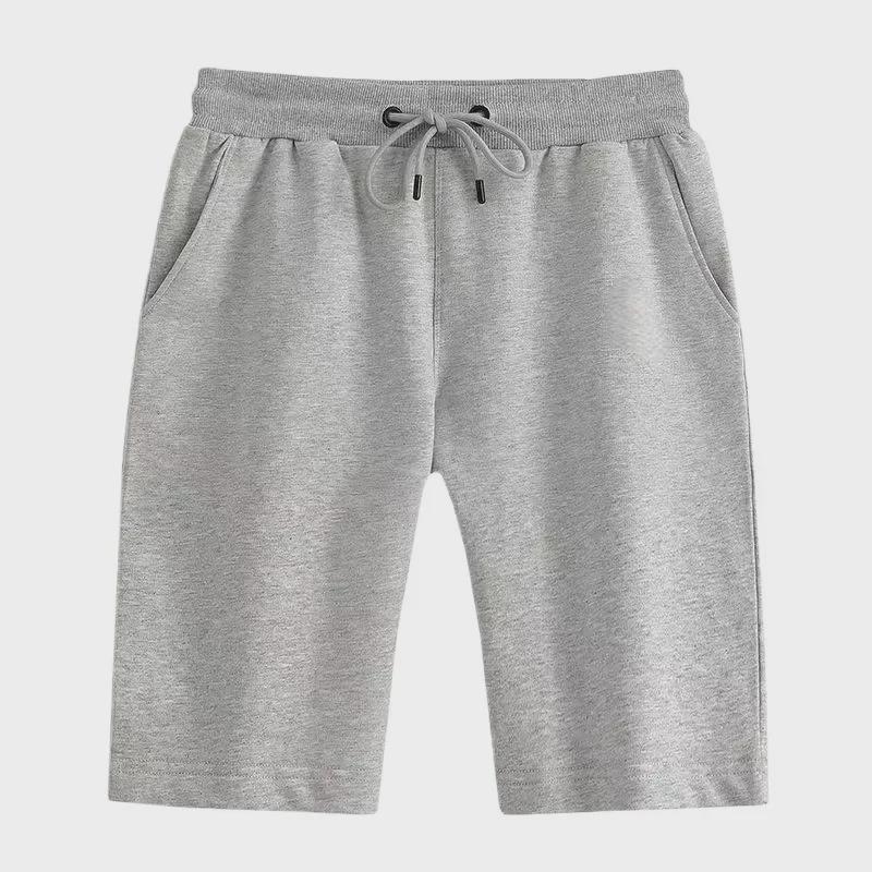 Men's 100% Cotton Quick-Drying Summer Shorts, 5-Inch Length